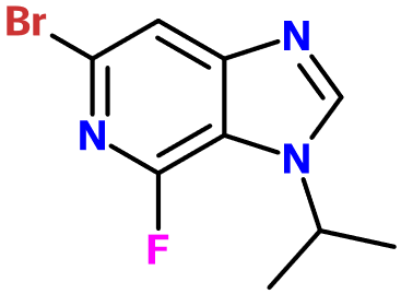(image for) MC017048 6-Bromo-4-fluoro-3-isopropyl-3H-imidazo[4,5-c]pyridine